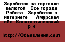 Заработок на торговле валютой - Все города Работа » Заработок в интернете   . Амурская обл.,Константиновский р-н